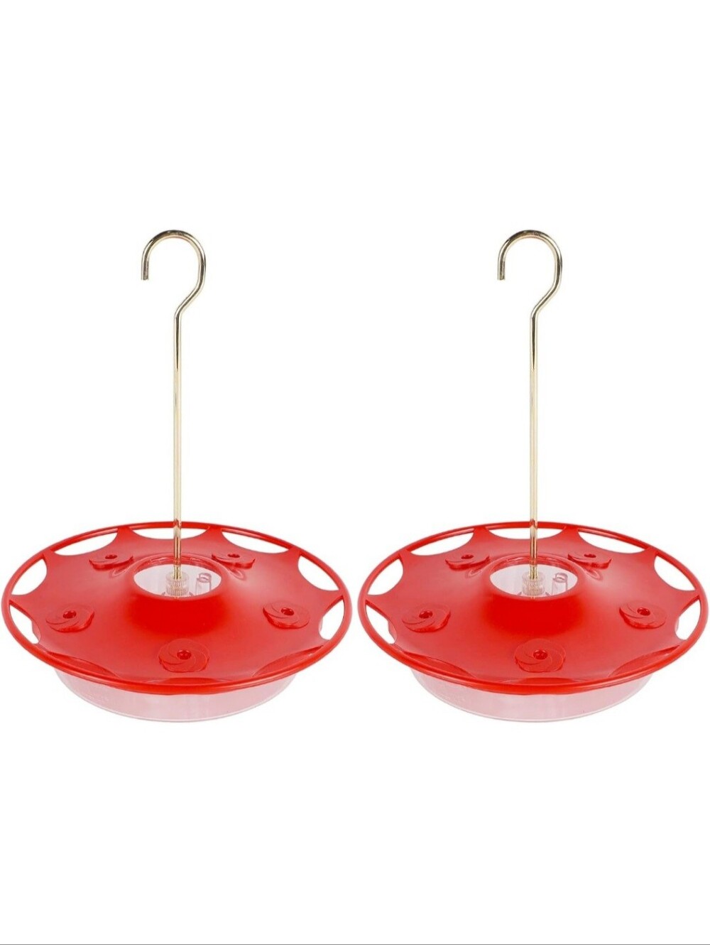 Red Hummingbird Feeders - Set of 2